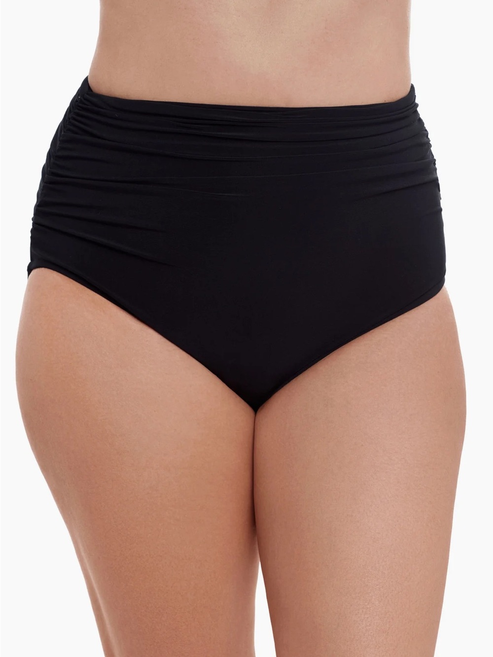 NWT Trimshaper High Waist Shirred Control Swim Brief